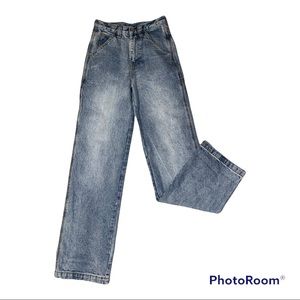 Brandy Melville High Rise Wide Leg Jeans